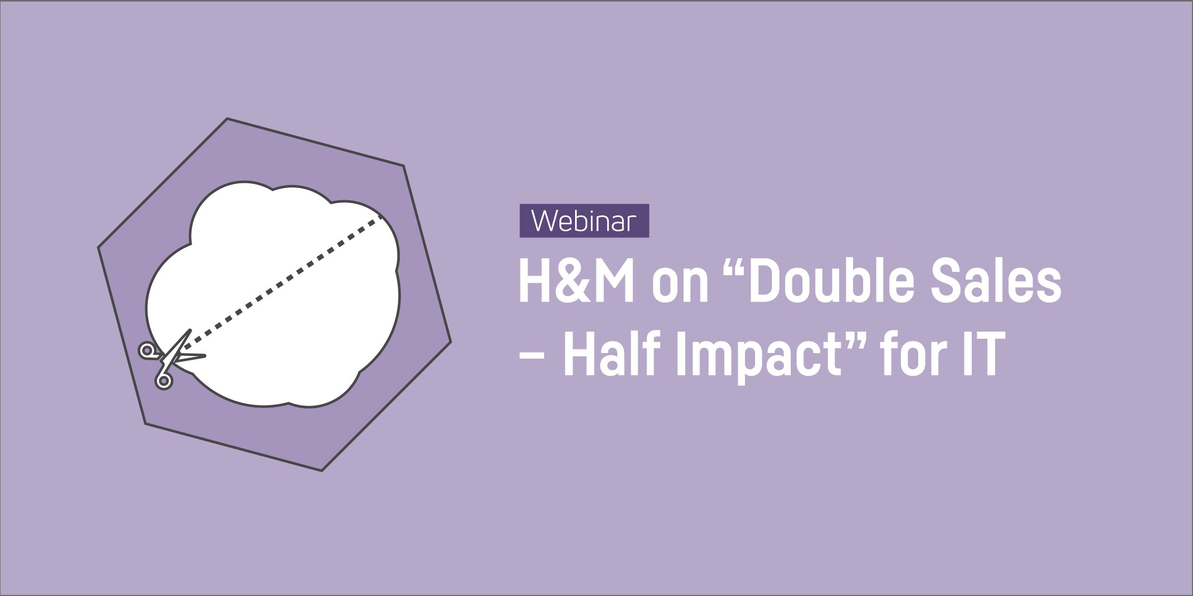 Webinar: H&amp;M over &quot;Dubbele omzet - halve impact&quot; voor IT